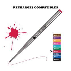 Recharge compatible Montblanc - stylo bille (Monteverde)