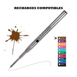 Monteverde - recharge compatible Montblanc -stylo bille