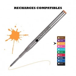 Monteverde - recharge compatible Montblanc -stylo bille