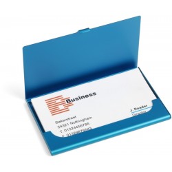 Porte cartes de visite - aluminium anodise