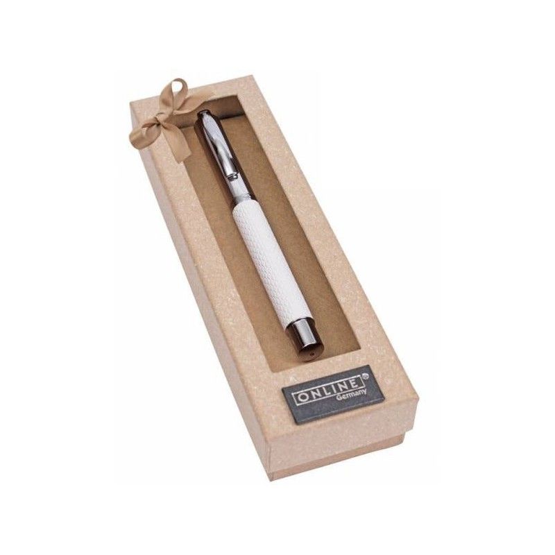 ONLINE - Stylo plume - Vison Cork - Blanc