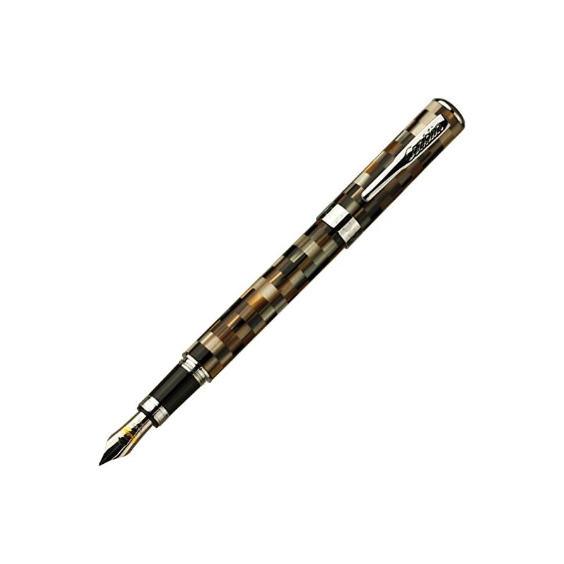 CONKLIN - Stylo plume - Stylograph Mosaic - Marron/Blanc