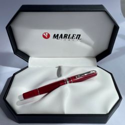 MARLEN - Stylo plume 14kt M - M10 Elegance - Rouge